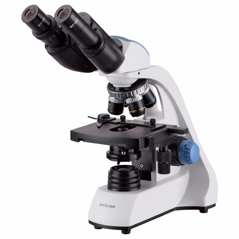 Microscope Compound 40X - Microscope binoculaire composé AmScope 40X-2000X LED