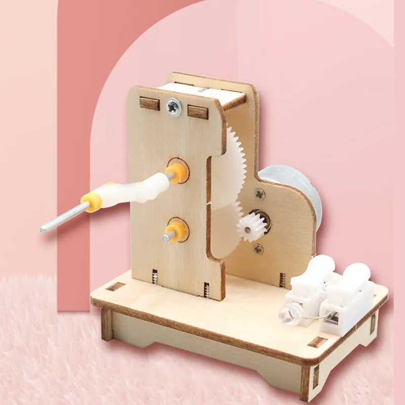 Science Diy Model - Mini générateur manuel à monter soi-même,