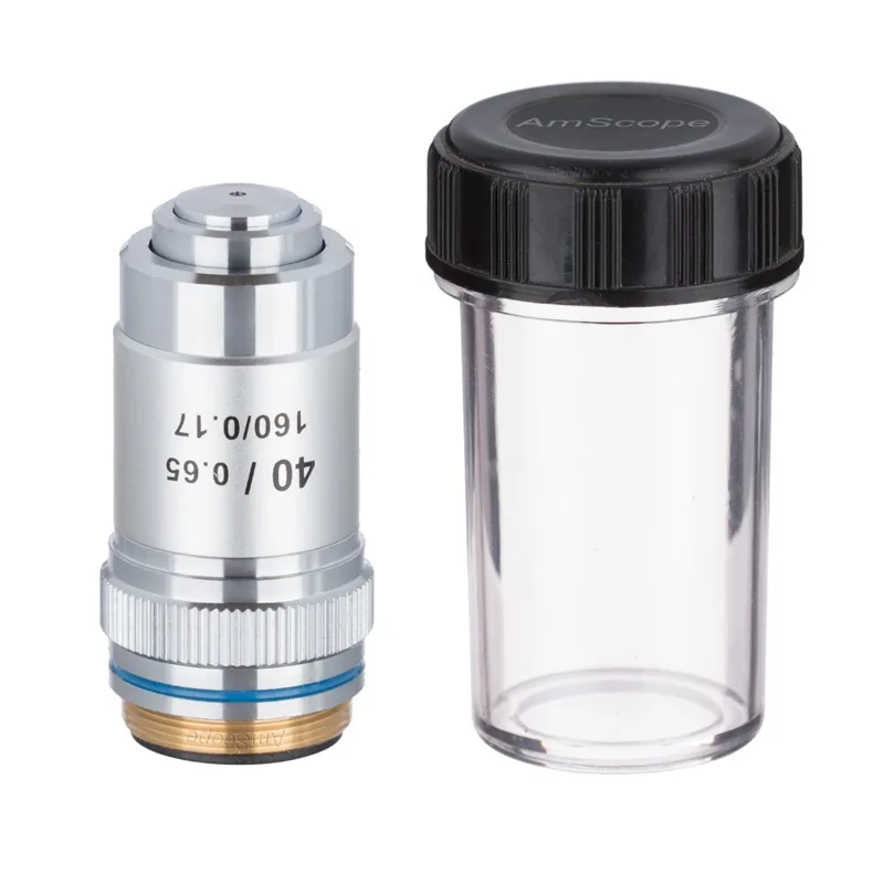 Microscope Compound 40X - Objectif de microscope achromatique AmScope 40X