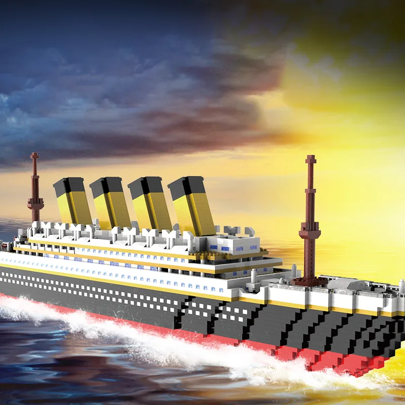 Science Olympiad - Bloc de construction Titanic, jouet d'assemblage,