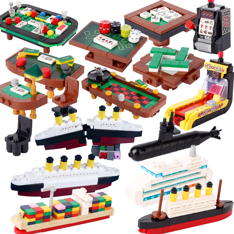 Science Olympiad - Accessoires de scène MOC, blocs de
