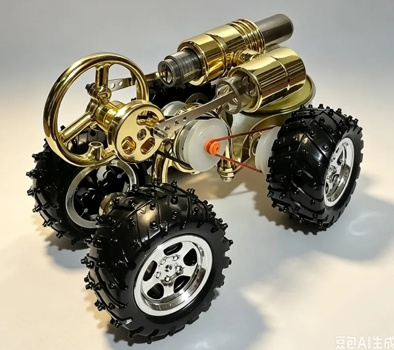Science Toys - Modèle de mini-moteur à combustion externe,