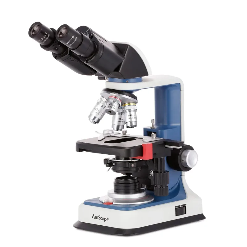 Microscope Compound 40X - AmScope 40X-2500X Microscope composé binoculaire étudiant