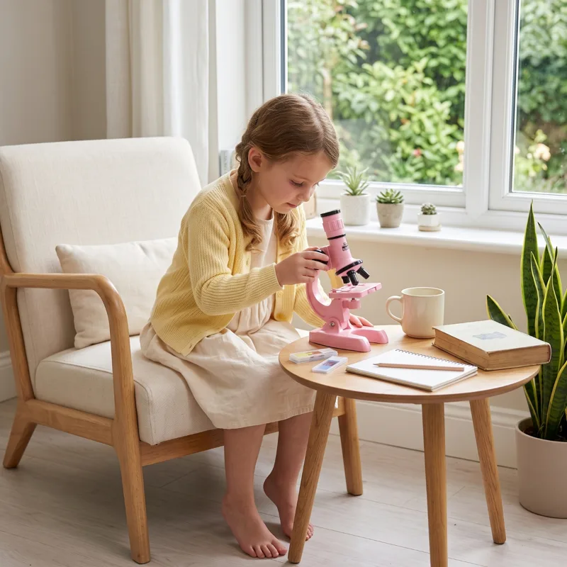 Microscope jouet avec lumière, - Science Toys avis et prix