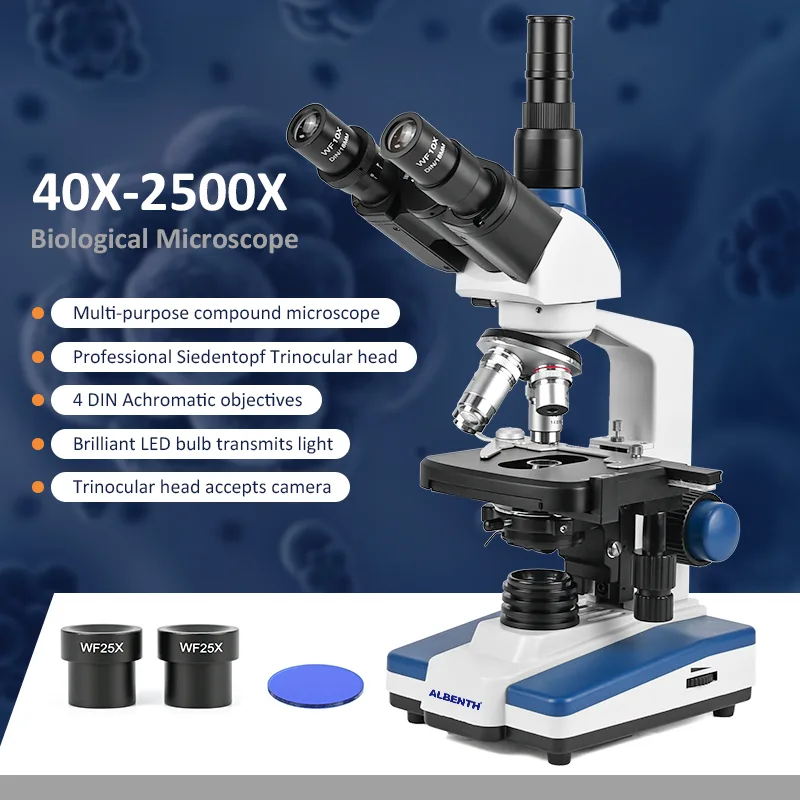 Microscope biologique professi - Microscope Compound 40X avis et prix