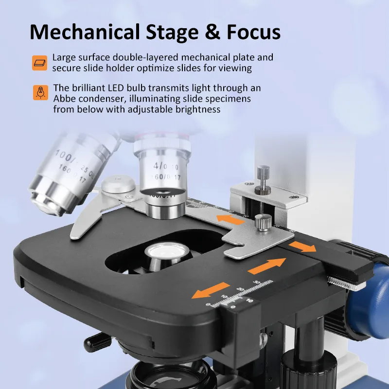 Microscope biologique professi - Microscope Compound 40X avis et prix