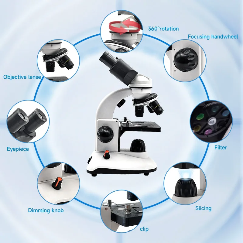 Microscope binoculaire composé - Microscope Compound 40X avis et prix