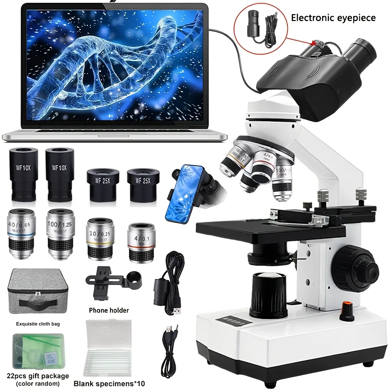 Microscope binoculaire profess - Microscope Compound 40X avis et prix
