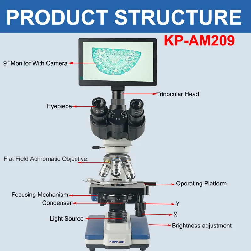 Microscope de laboratoire comp - Microscope Compound 40X avis et prix