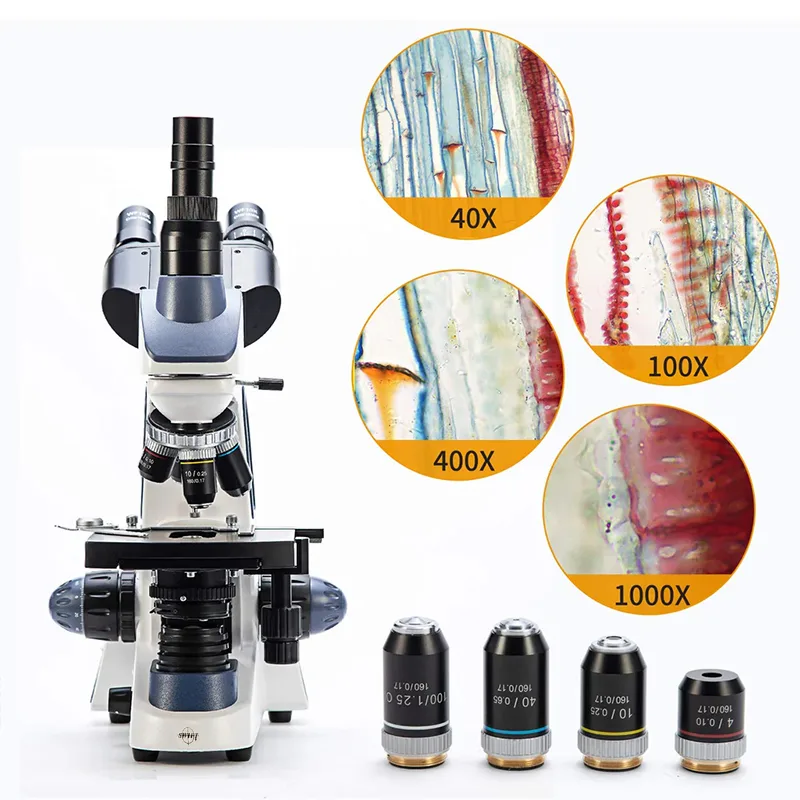 Microscope composé trinoculair - Microscope Compound 40X avis et prix