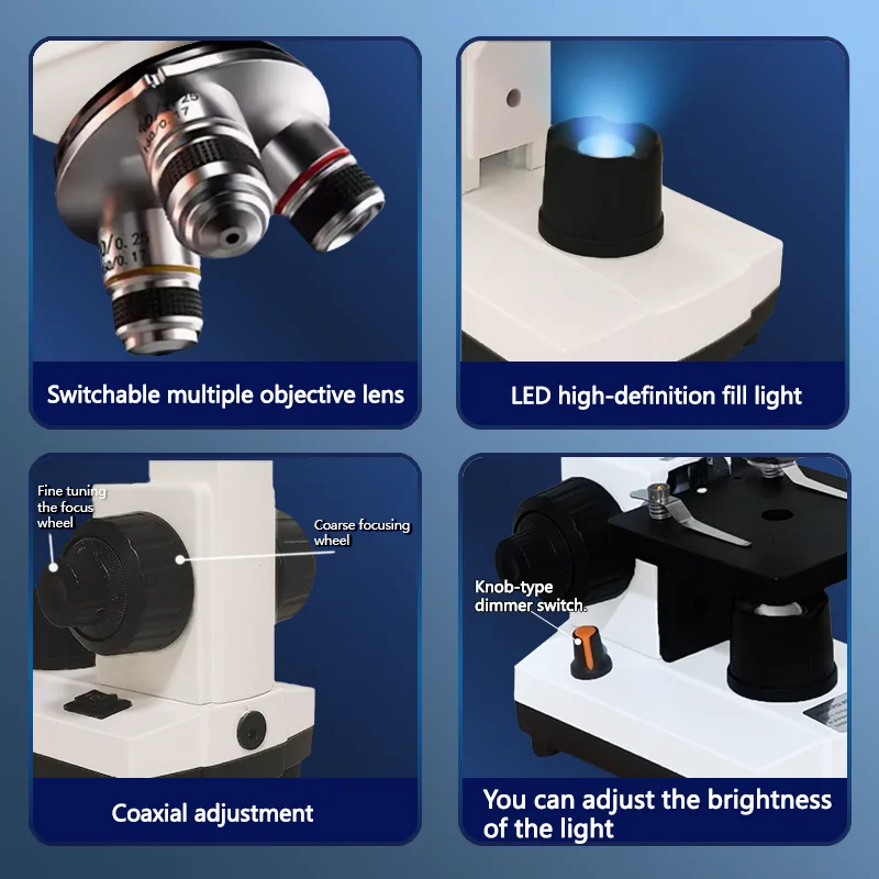 Microscope composé optique bio - Microscope Compound 40X avis et prix
