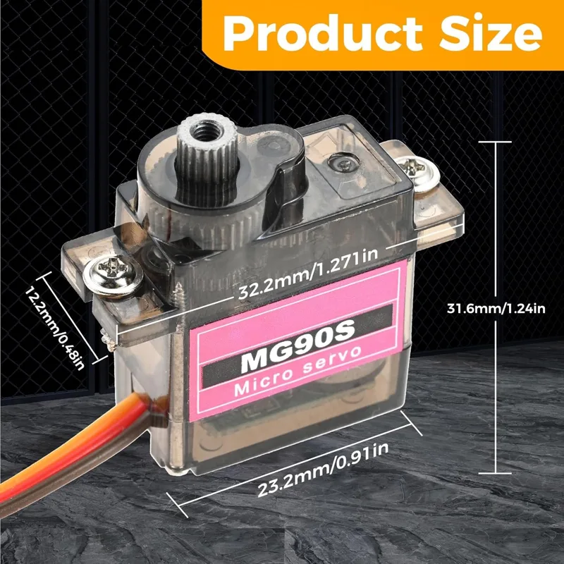 4 micro-servomoteurs à engrena - Robot Arm Motor avis et prix