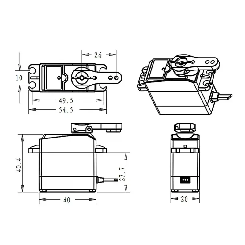 DS3225 Pro 25kg sans noyau num - Robot Arm Motor avis et prix