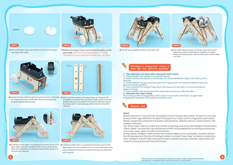 Robot araignée à monter soi-mê - Science Project Kit avis et prix