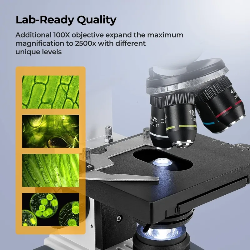 Microscope composé trinoculair - Microscope Compound 40X avis et prix